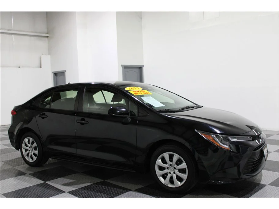 Used 2023 Black Toyota LE image 1