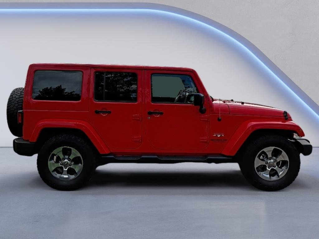 Used 2017 Firecracker Red Clearcoat Jeep Sahara image 6