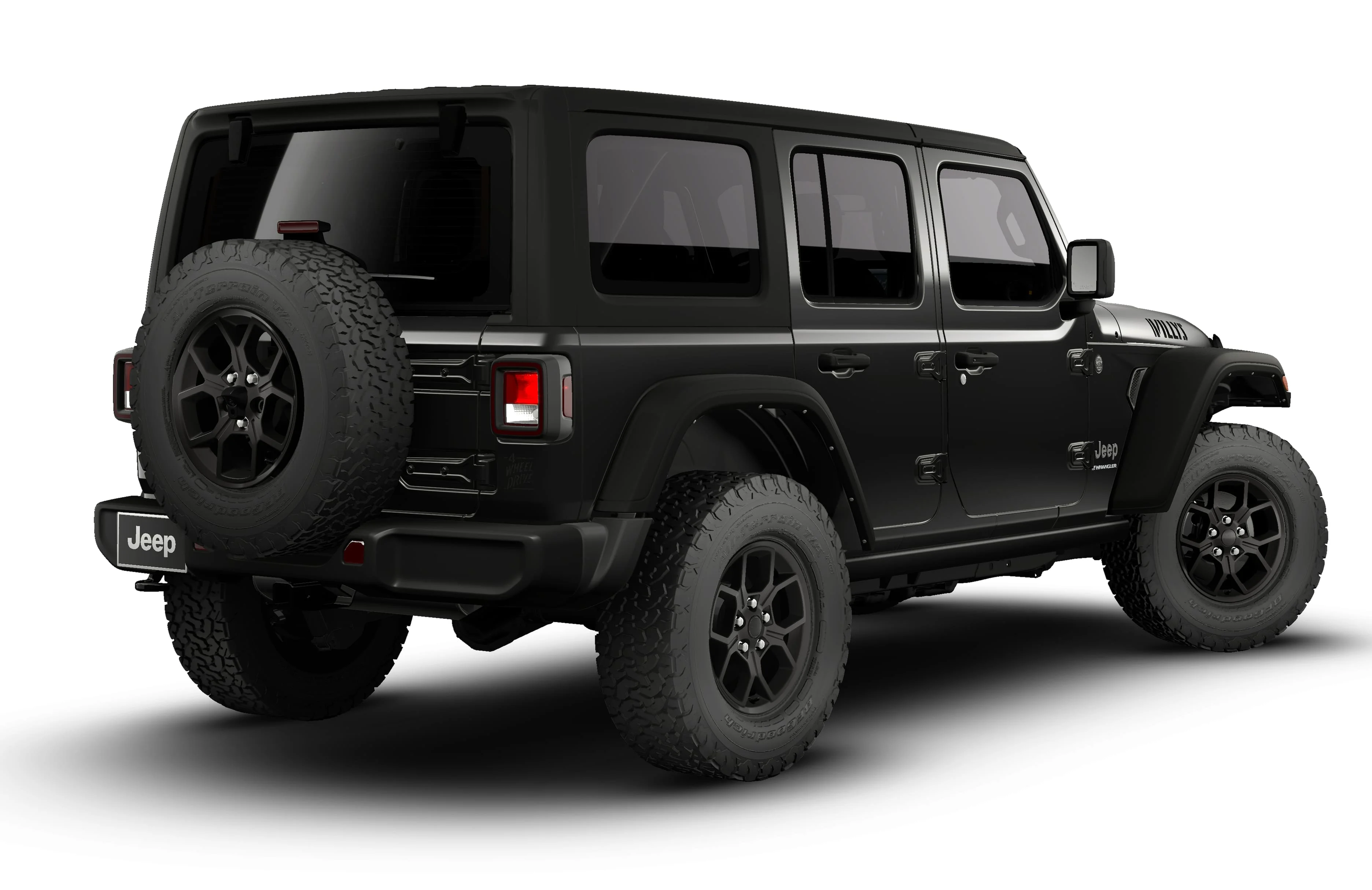 New 2026 Black Clear-Coat Exterior Paint Jeep Willys image 14