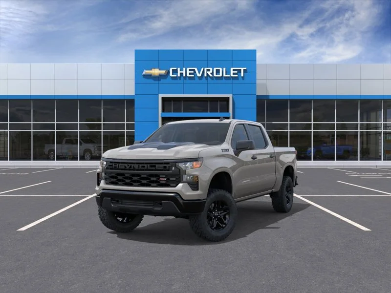 New 2026 White Chevrolet 4WD Crew Cab 147" Custom Trail Boss image 1