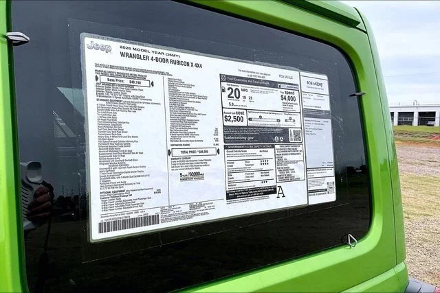 New 2026 Green Jeep Rubicon X image 13