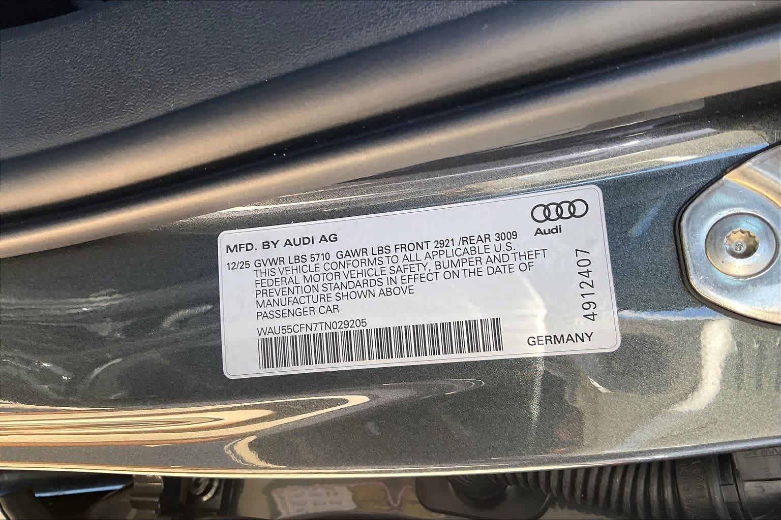 Used 2026 Daytona Gray Pearl Effect Audi Premium Plus image 34