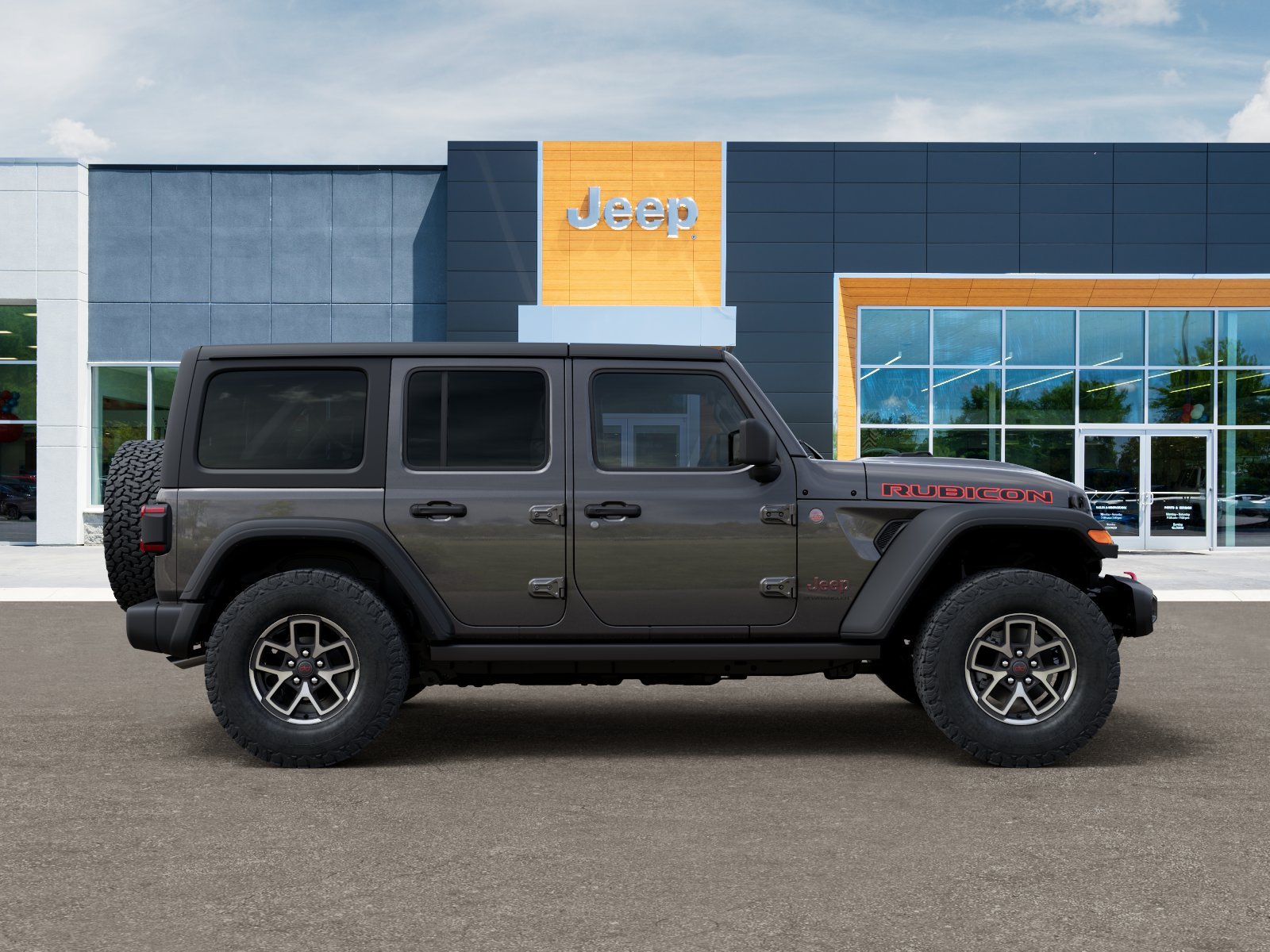 New 2026 Granite Crystal Metallic Clear-Coat Exterior Paint Jeep Rubicon image 47