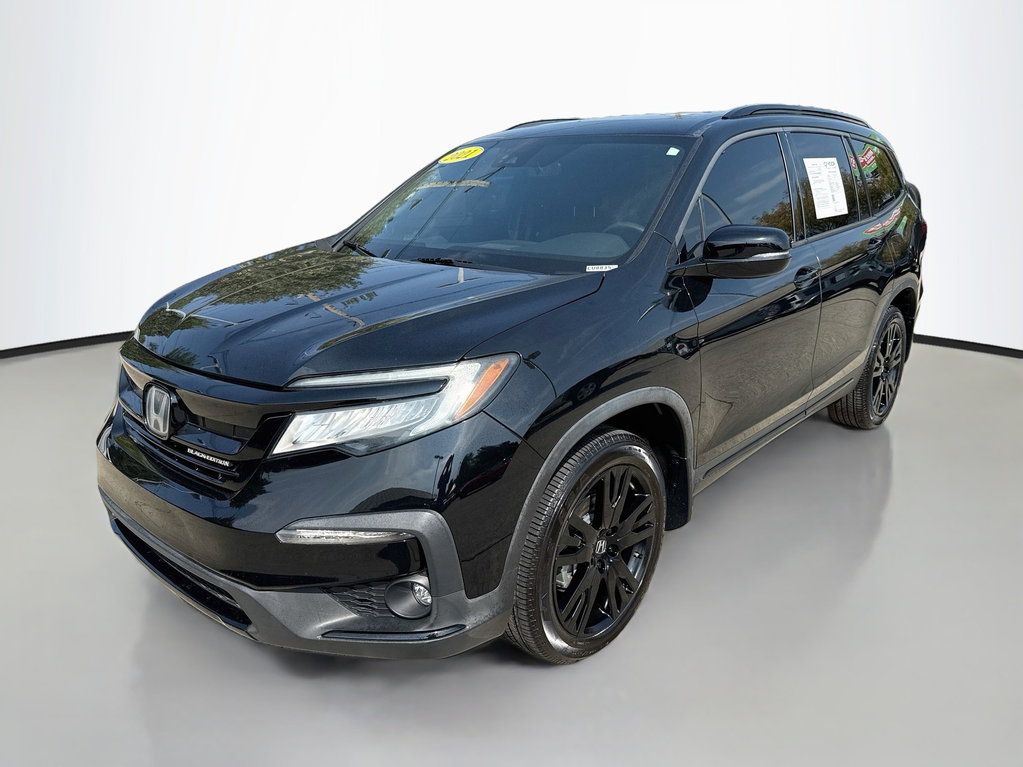 Used 2021 Crystal Black Pearl Honda Black Edition image 3