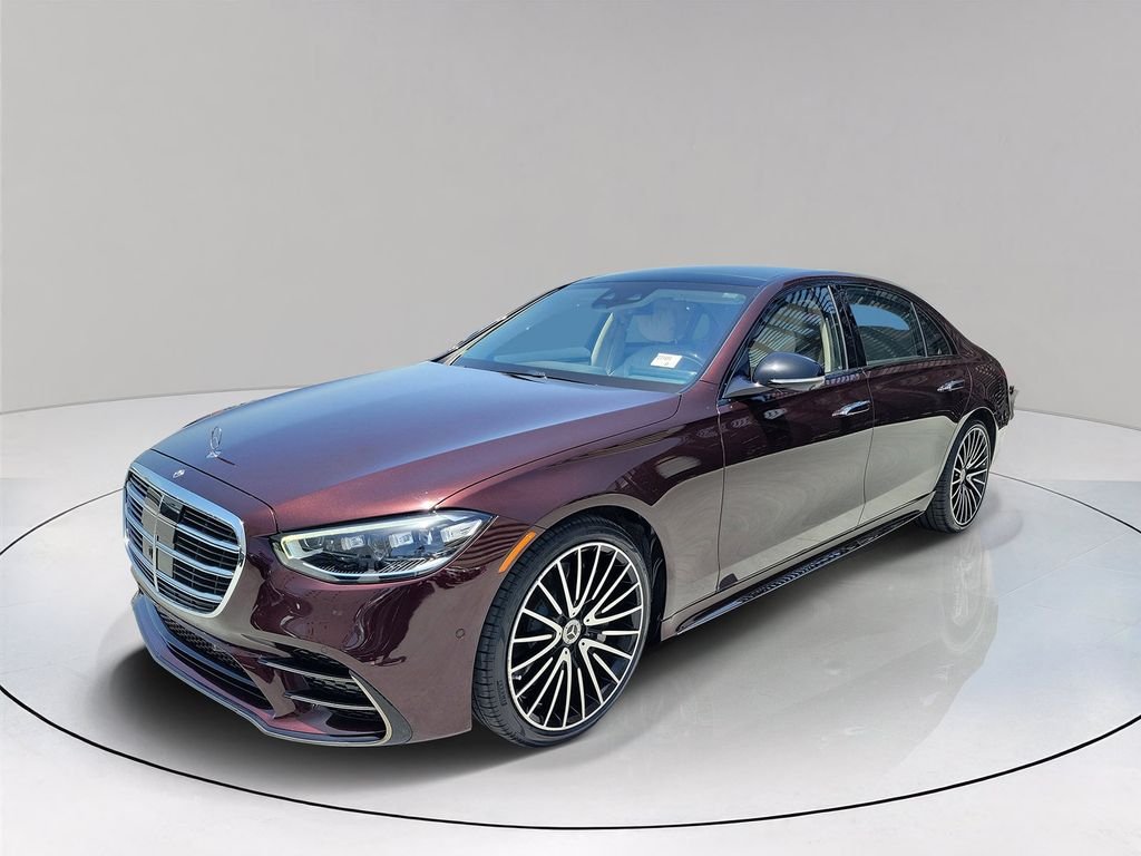 Certified Used 2023 Red Mercedes-Benz S 580 image 3
