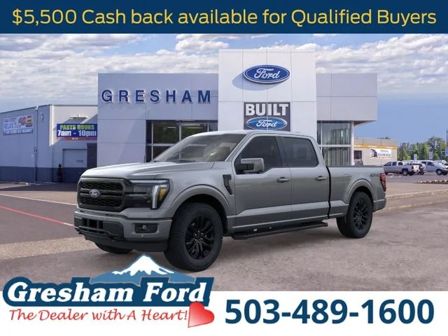 New 2026 Carbonized Gray Metallic Ford Lariat image 1