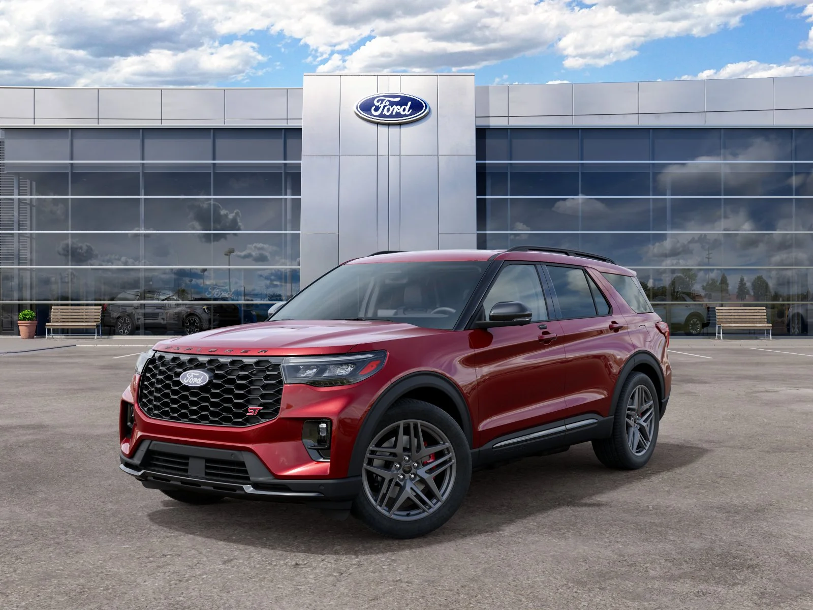 New 2027 Ruby Red Metallic Tinted Clearcoat Ford ST image 15
