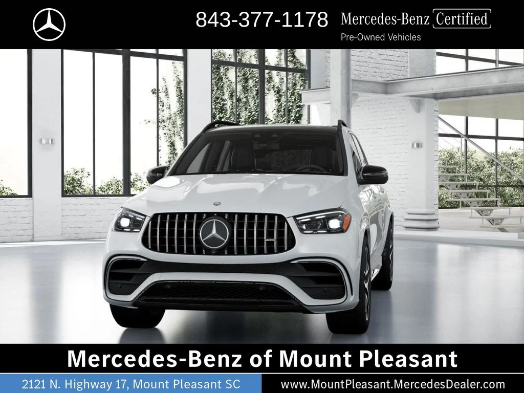 Certified Used 2025 MANUFAKTUR Moonlight White Metallic Mercedes-AMG GLE 63 S AMG® image 42
