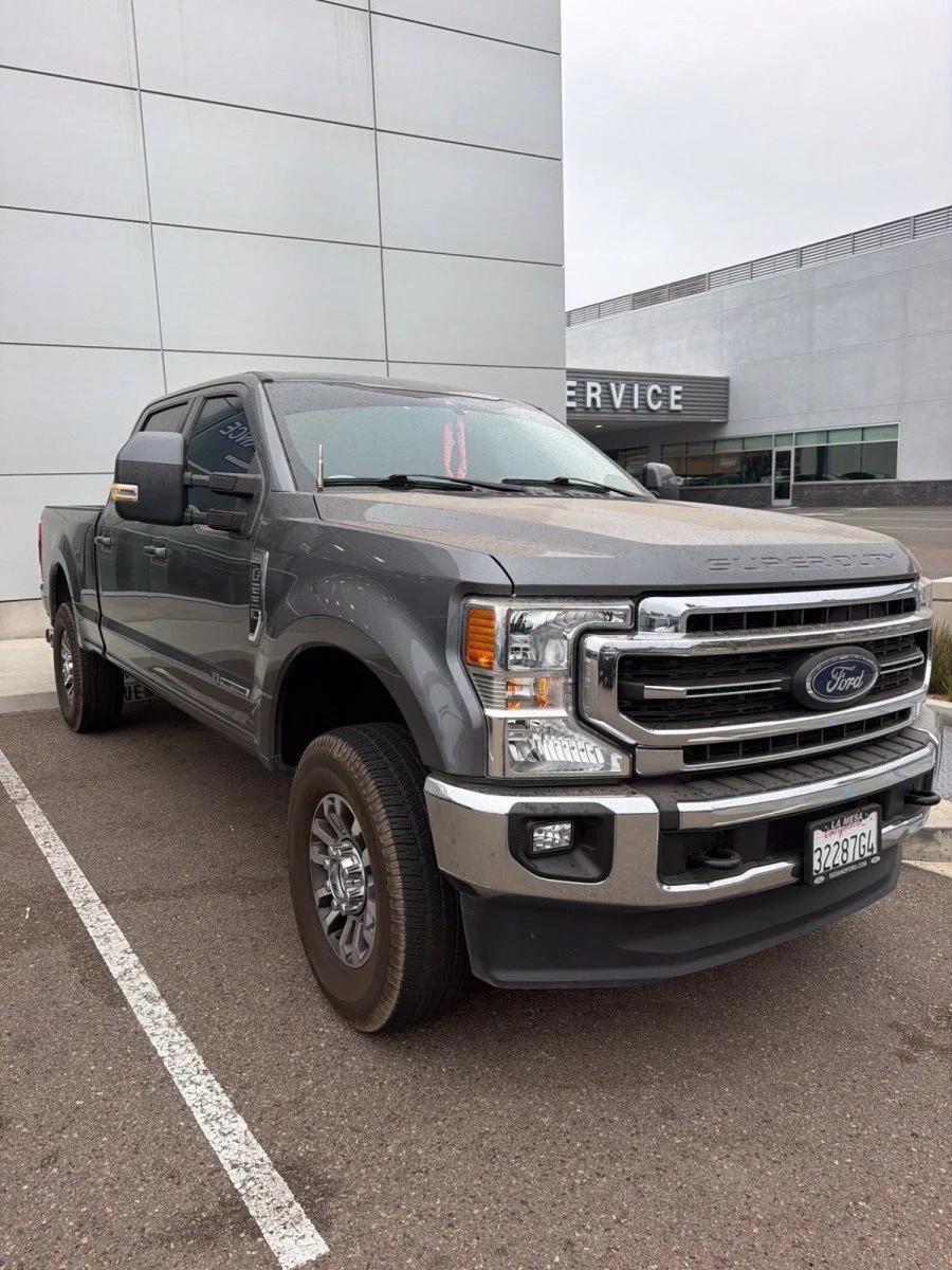 Certified Used 2022 Gray Metallic Ford Lariat image 3