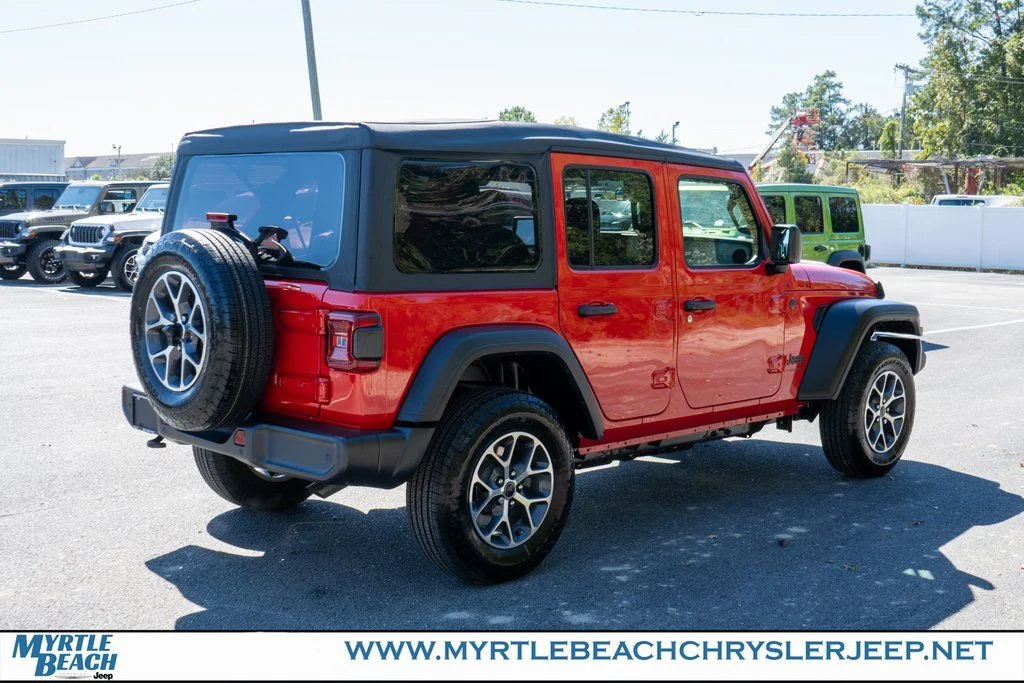 New 2026 Firecracker Red Clear-Coat Exterior Paint Jeep Sport S image 6