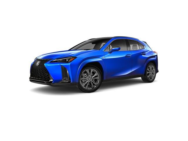 New 2026 Ultrasonic Blue Mica 2.0 with Obsidian roof Lexus F SPORT DESIGN AWD image 1