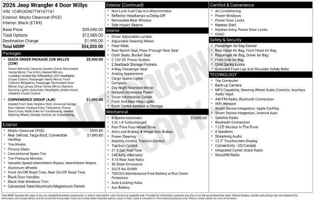 Used 2026 Green Jeep Willys image 9