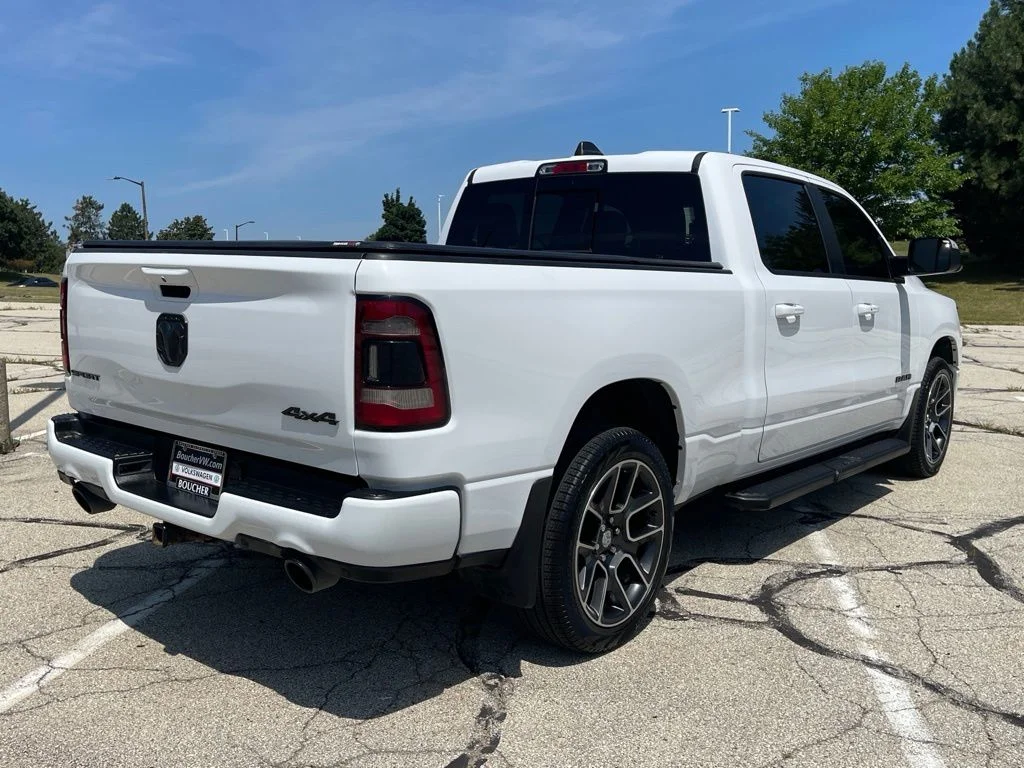 Used 2021 Bright White Clearcoat Ram Sport image 5