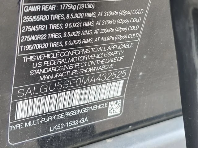 Used 2021 Black Land Rover Fifty image 37