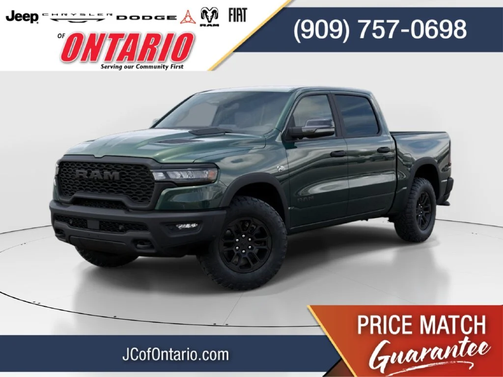 New 2026 Serrano-Green Metallic Exterior Paint RAM Rebel image 1