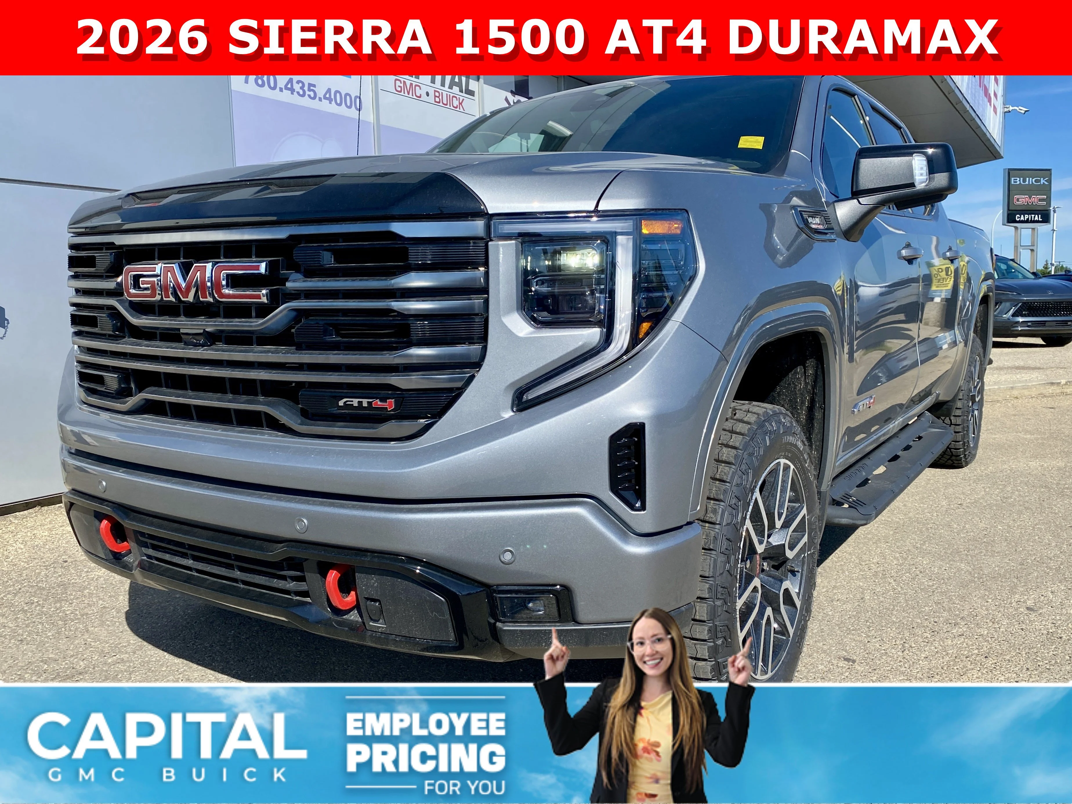 New 2026 STERLING METALLIC GMC AT4 image 1