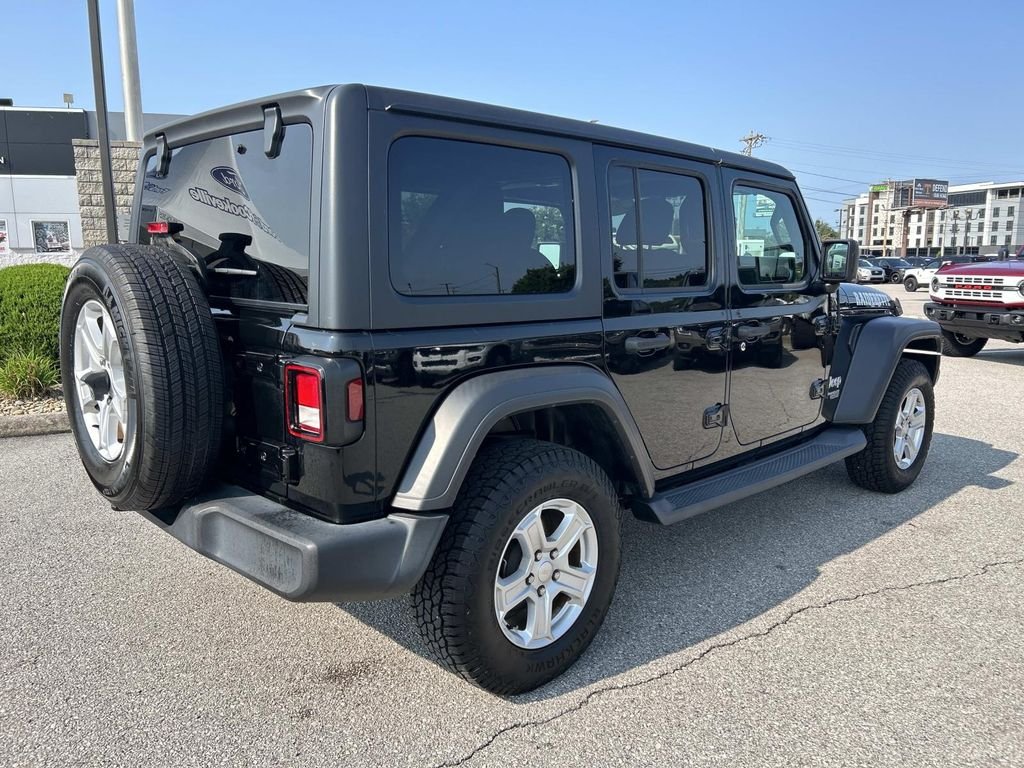 Used 2020 Black Clearcoat Jeep Unlimited Sport S image 4
