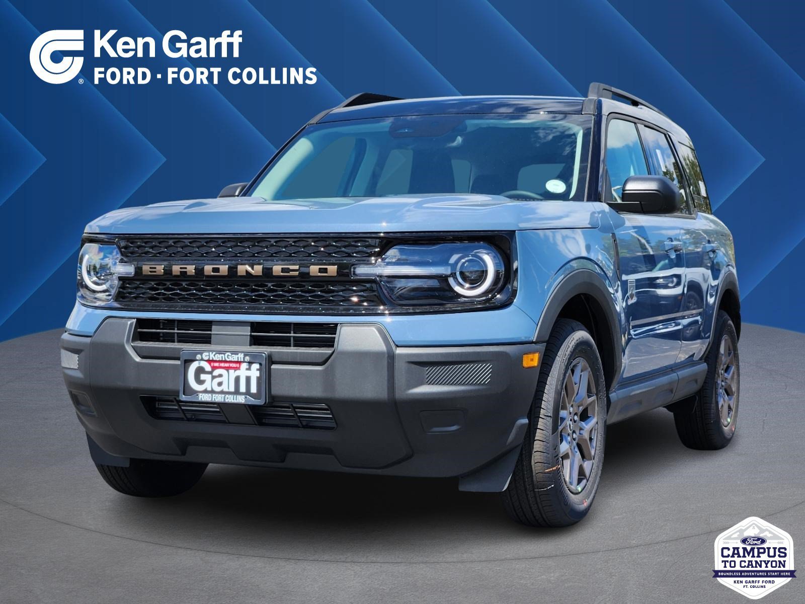 New 2026 Azure Gray Metallic Tri-Coat Ford Big Bend image 1