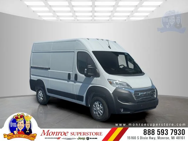 New 2026 Bright White Clear-Coat Exterior Paint RAM SLT image 1
