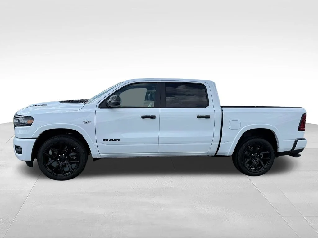 New 2026 Bright White Clear-Coat Exterior Paint RAM Laramie image 3
