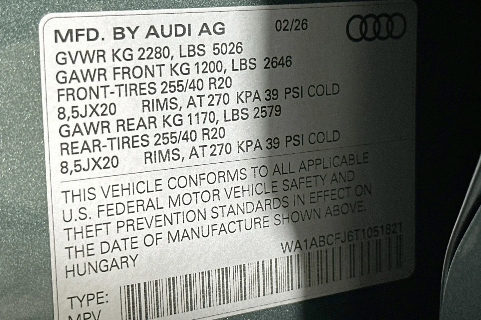 Used 2026 Sage Green Metallic Audi S line image 24