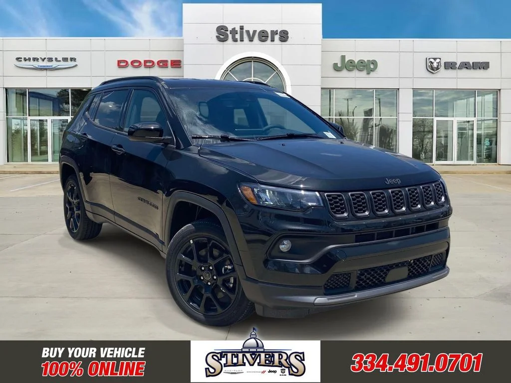 New 2026 Diamond Black Crystal Pearlcoat Jeep Latitude Altitude image 1