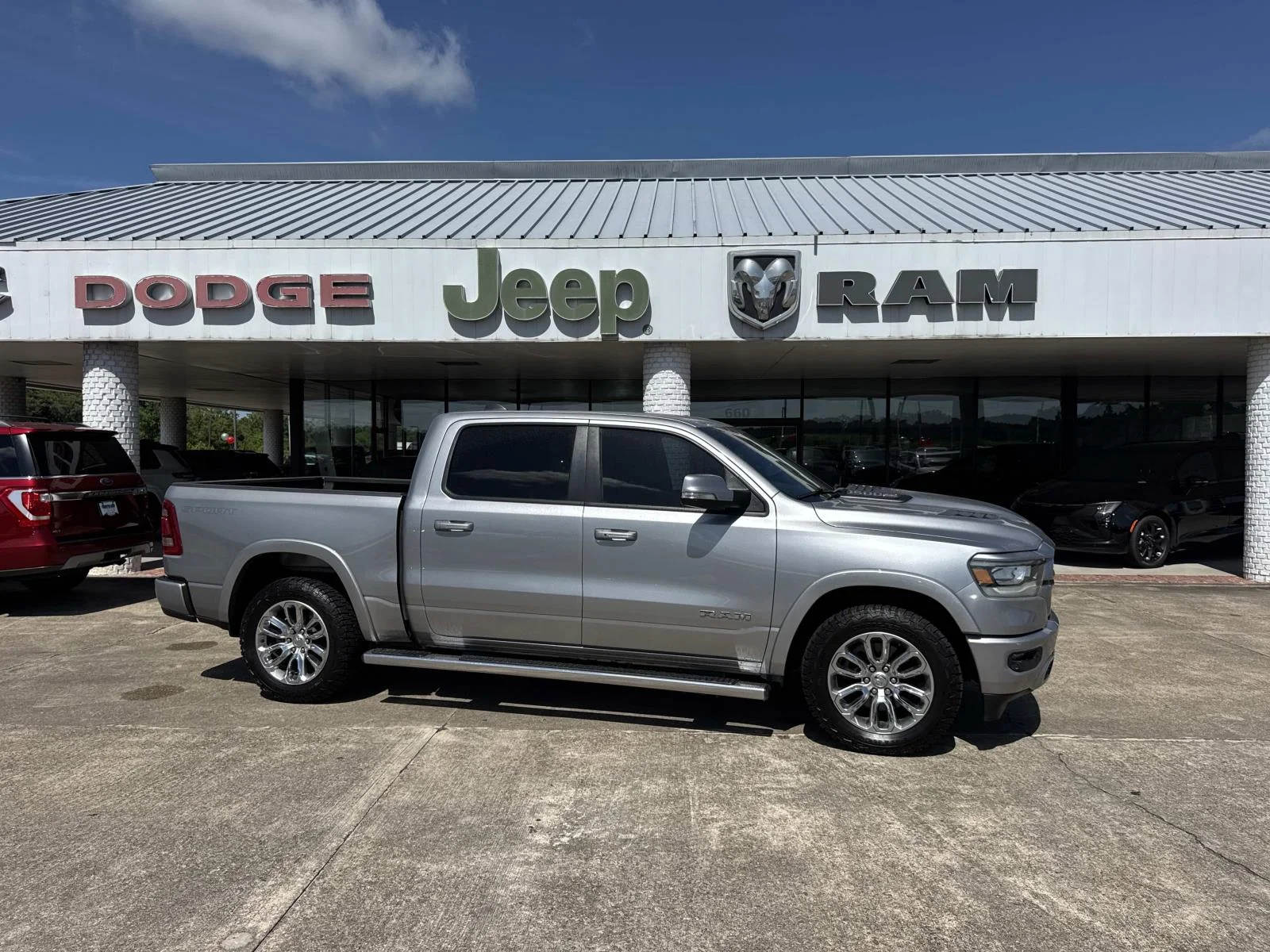 Used 2022 BILLET SILVER METALLIC CLEARCOAT Ram Laramie image 1