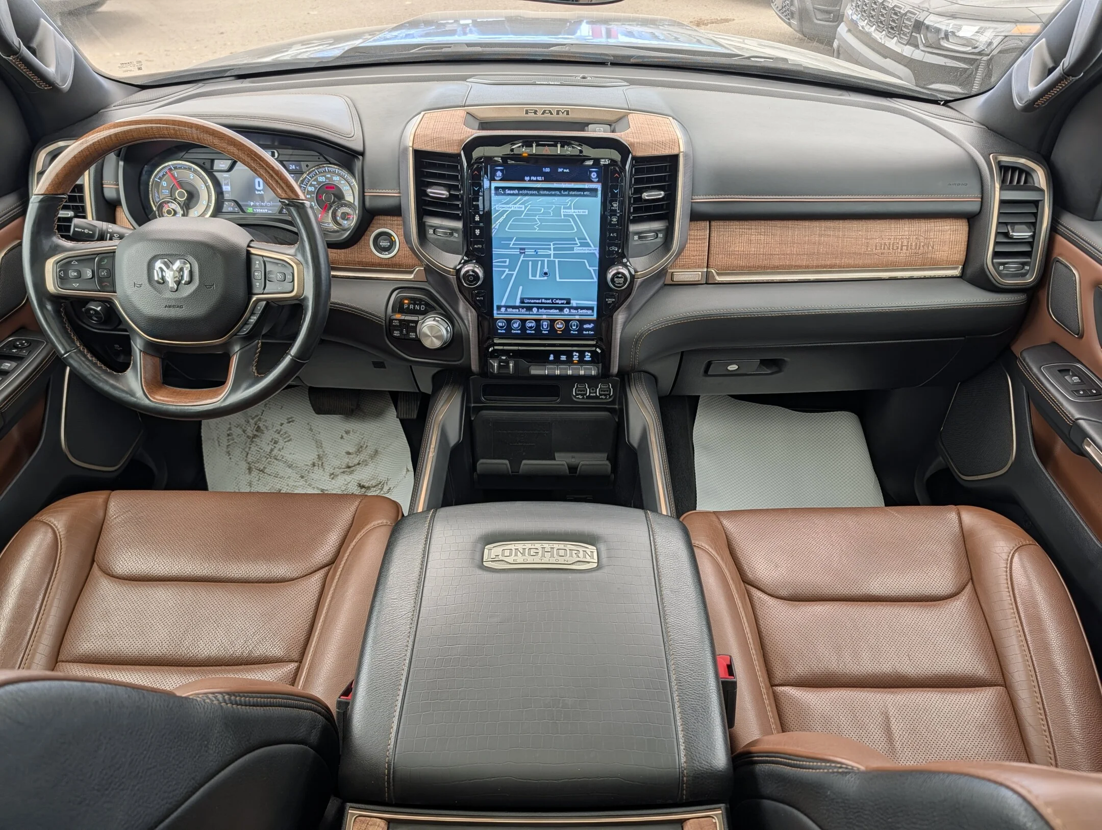 Certified Used 2020 Silver RAM Longhorn - 4x4 - EcoDiesel - Panoramic Sunroo - Longhorn 4x4 Crew Cab 57 Box image 26