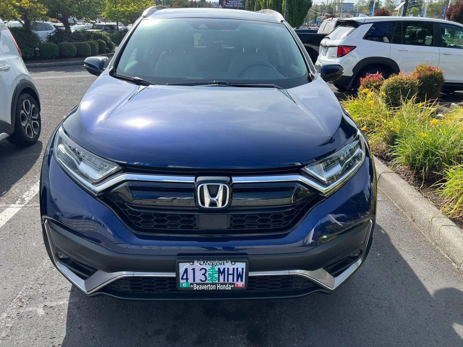 Used 2020 Aegean Blue Metallic Honda Touring image 2