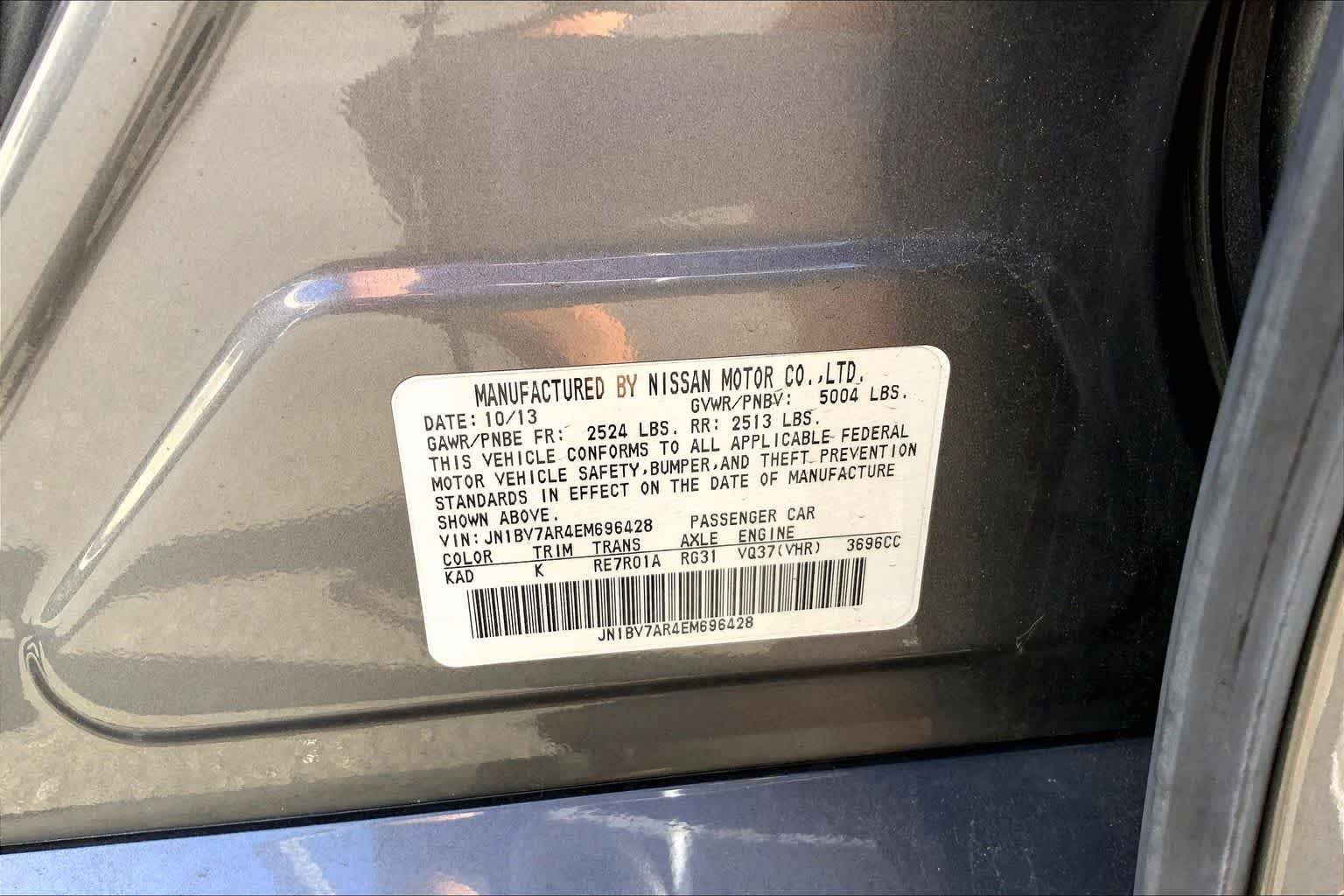 Used 2014 Graphite Shadow INFINITI Premium image 37