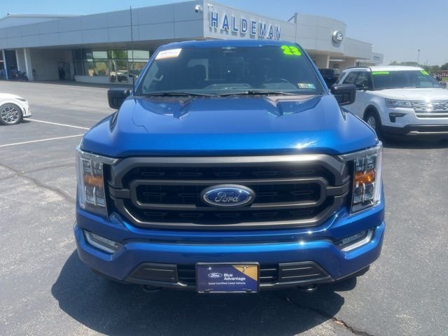 Certified Used 2023 Blue Metallic Ford XLT image 2