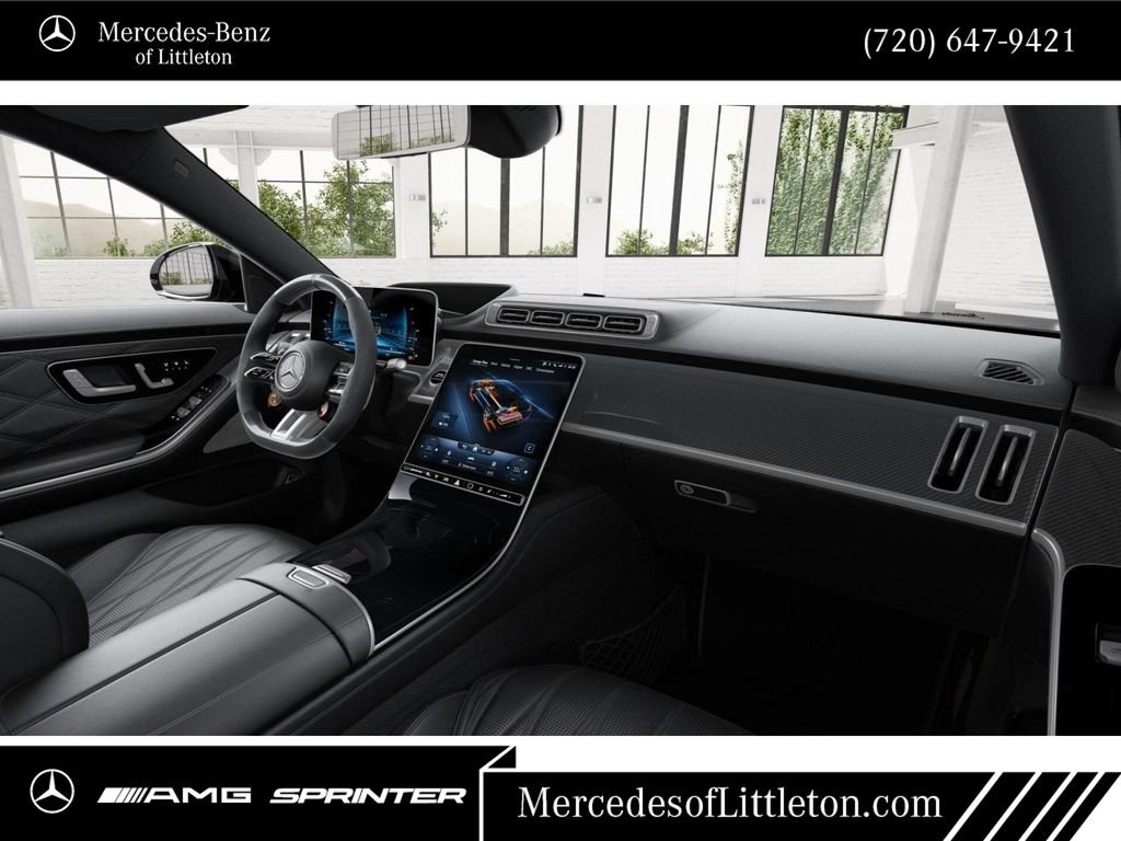 New 2026 Obsidian Black Metallic Mercedes-Benz S 63 E AMG® image 6
