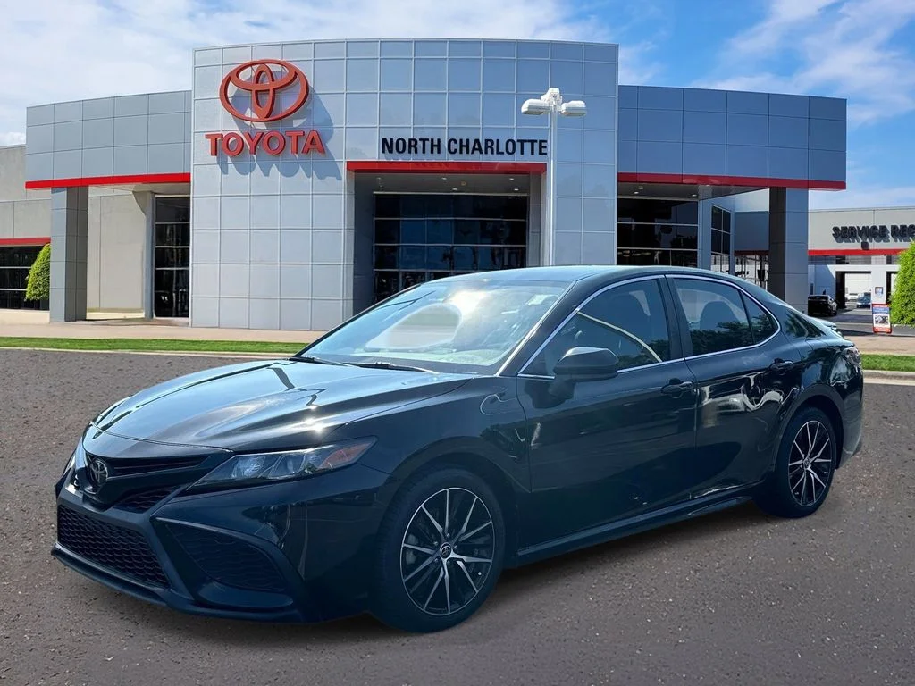 Used 2021 Black Toyota SE image 3