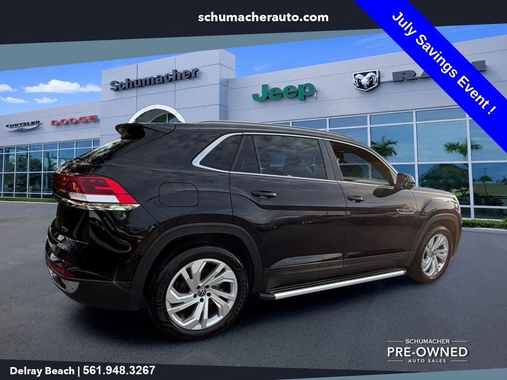 Used 2021 Black Volkswagen 2.0T SEL image 7