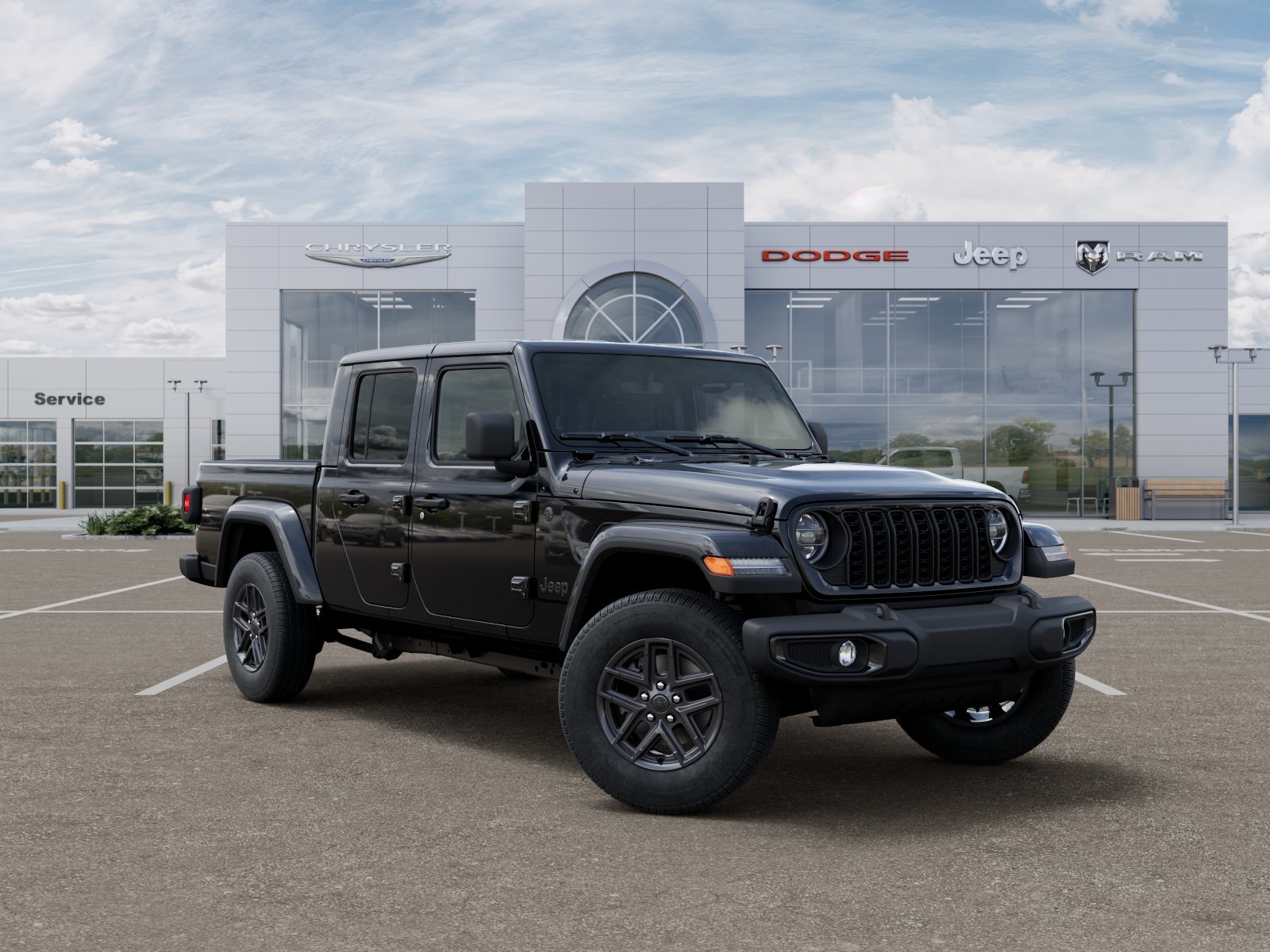 New 2026 Black Clear-Coat Exterior Paint Jeep Sport S image 39