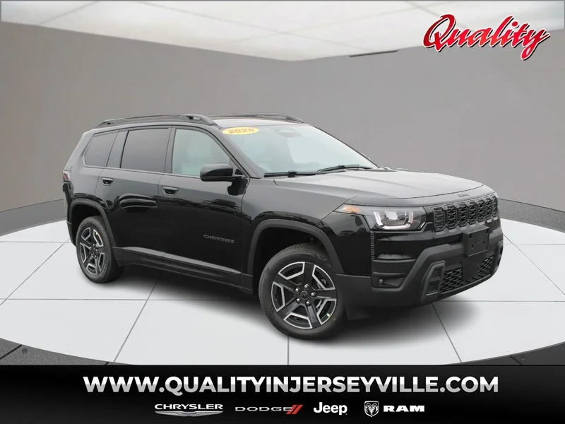 New 2026 Diamond Black Crystal Pearl-Coat Exterior Paint Jeep Limited image 1