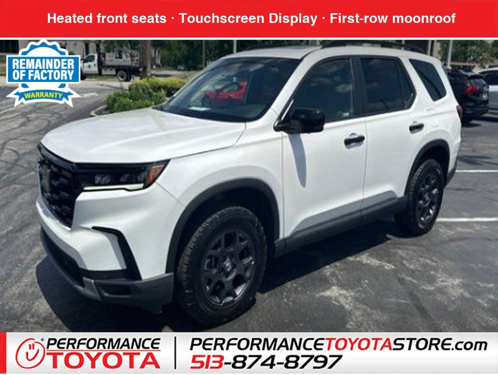 Used 2025 Platinum White Pearl Honda TrailSport image 1