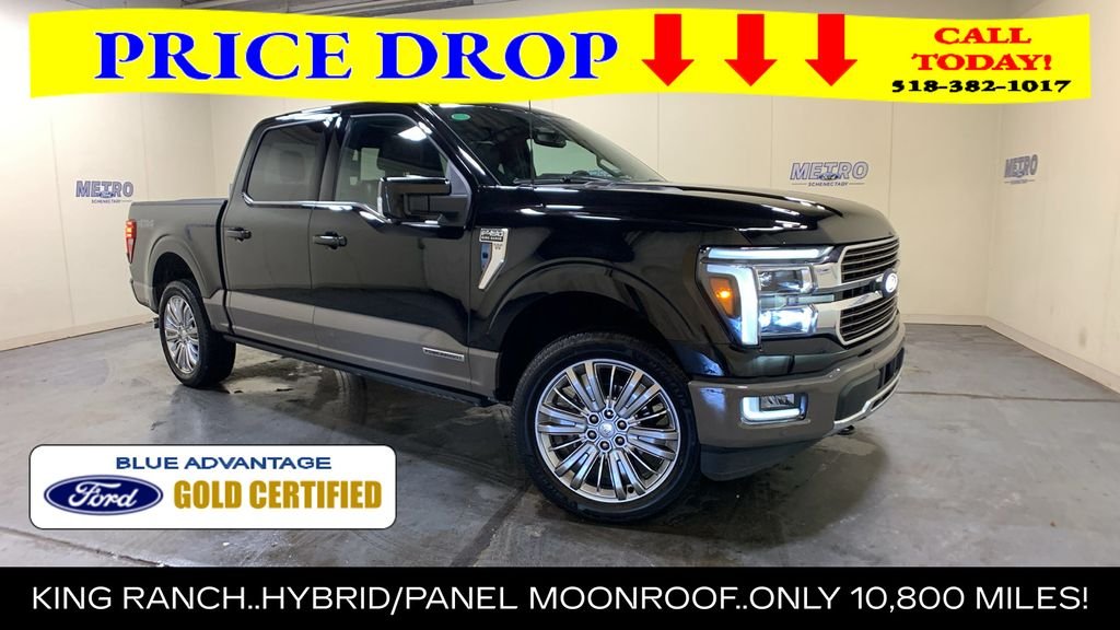 Certified Used 2025 Black Metallic Ford King Ranch image 1