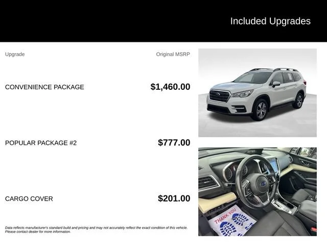 Used 2020 White Subaru Premium image 5