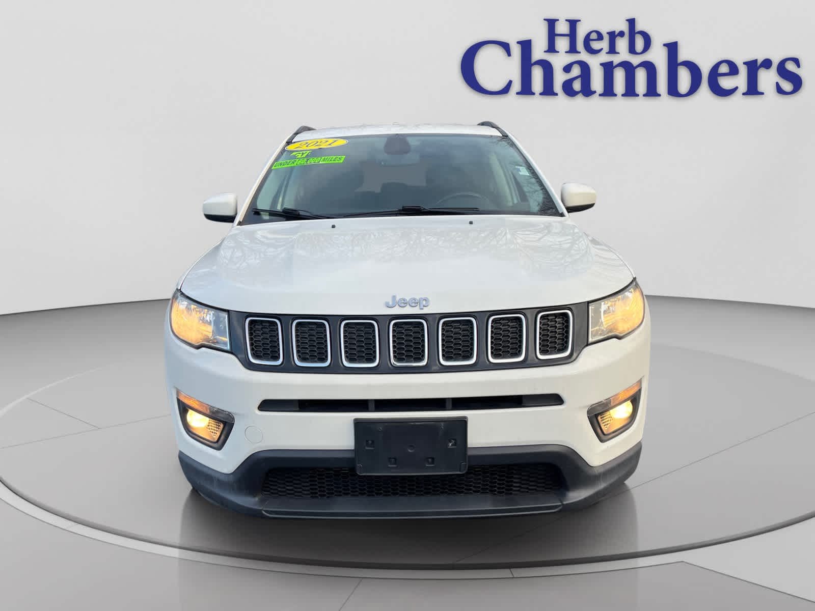 Used 2021 Jeep Compass Latitude with VIN 3C4NJDBB9MT569575 for sale in Millbury, MA