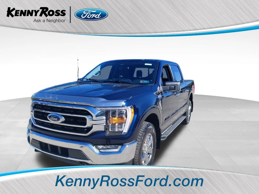 Used 2023 Blue Metallic Ford XLT image 1
