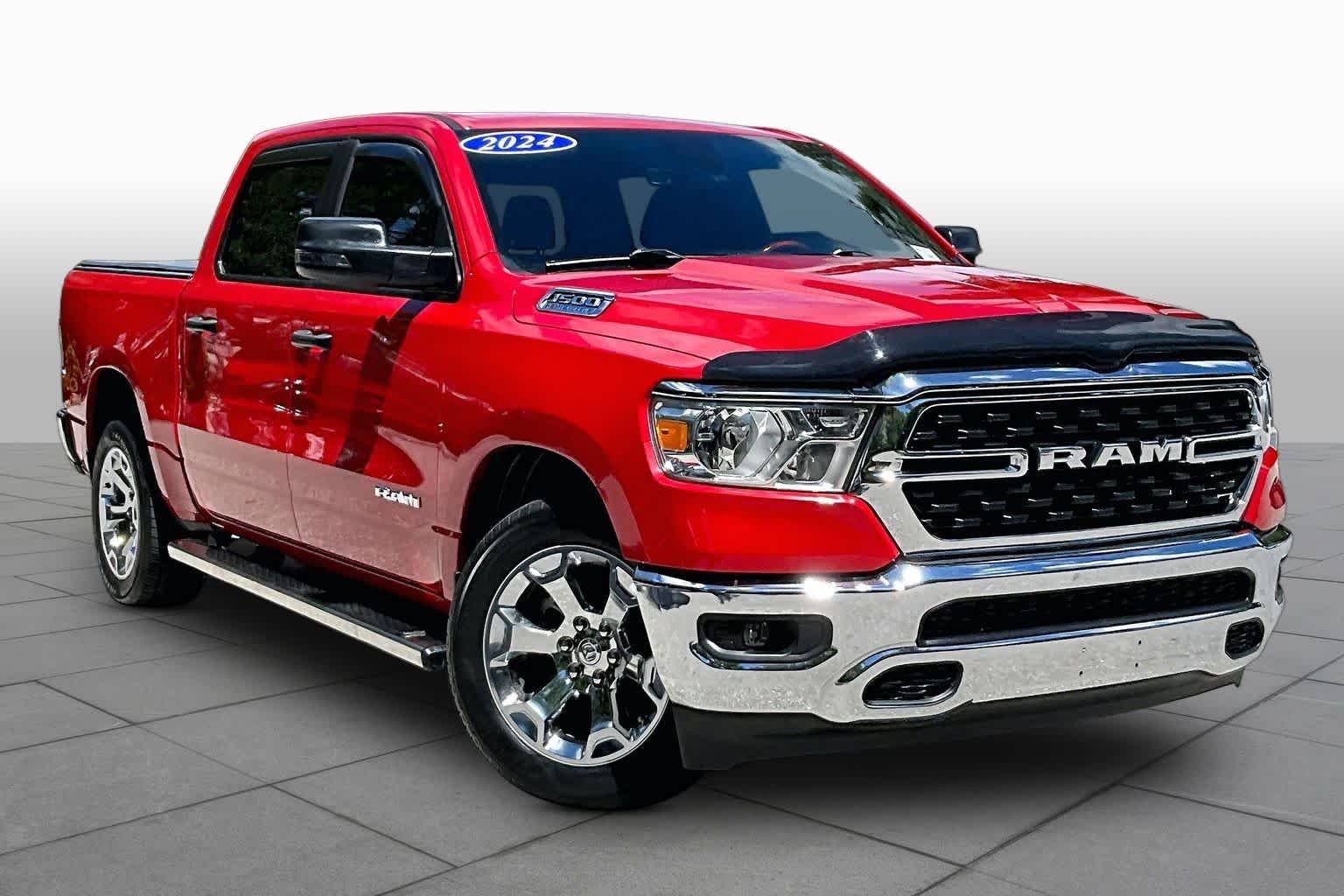 Used 2024 Flame Red Clearcoat Ram Big Horn image 3