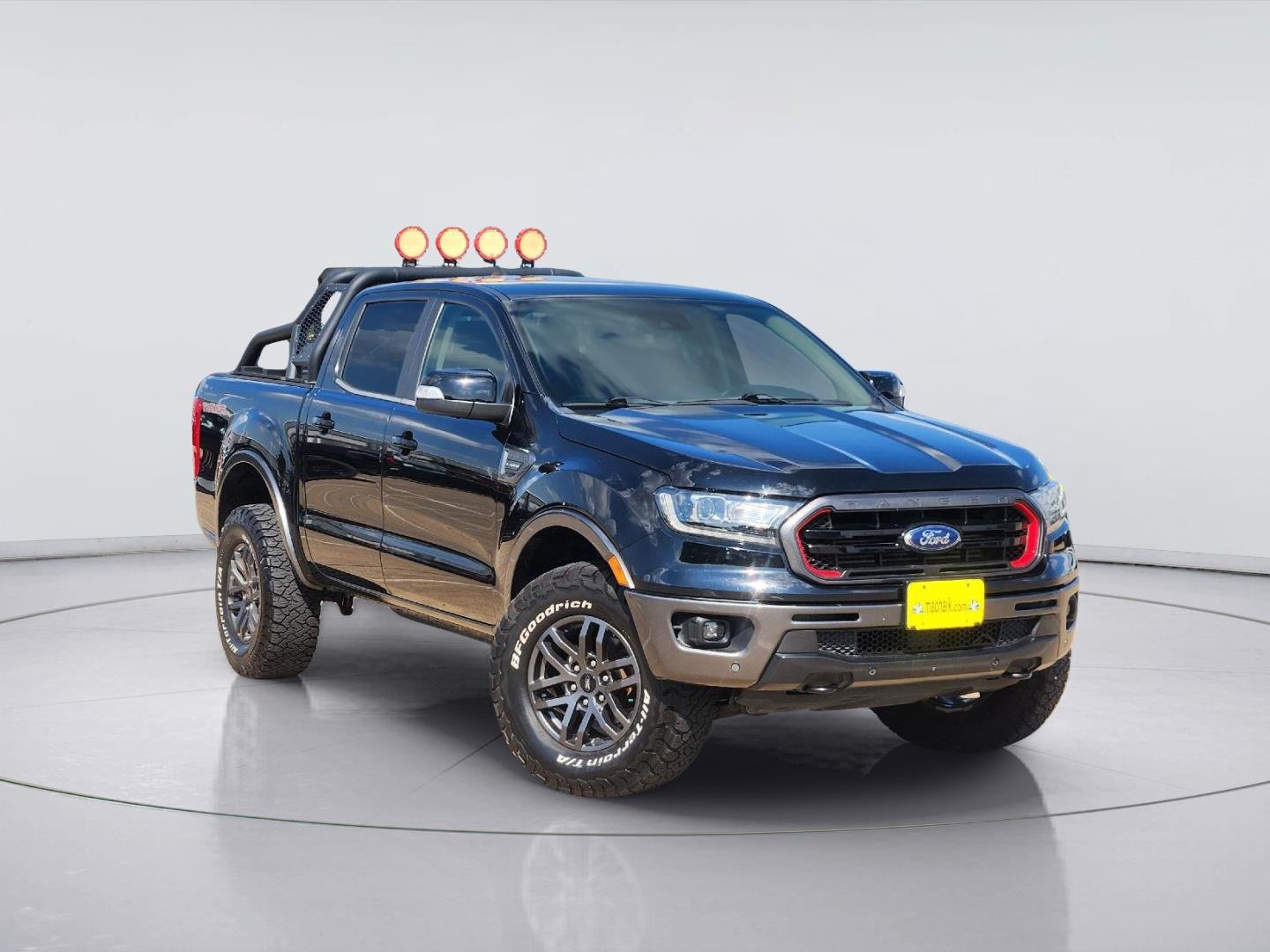 Used 2022 Shadow Black Ford LARIAT image 1