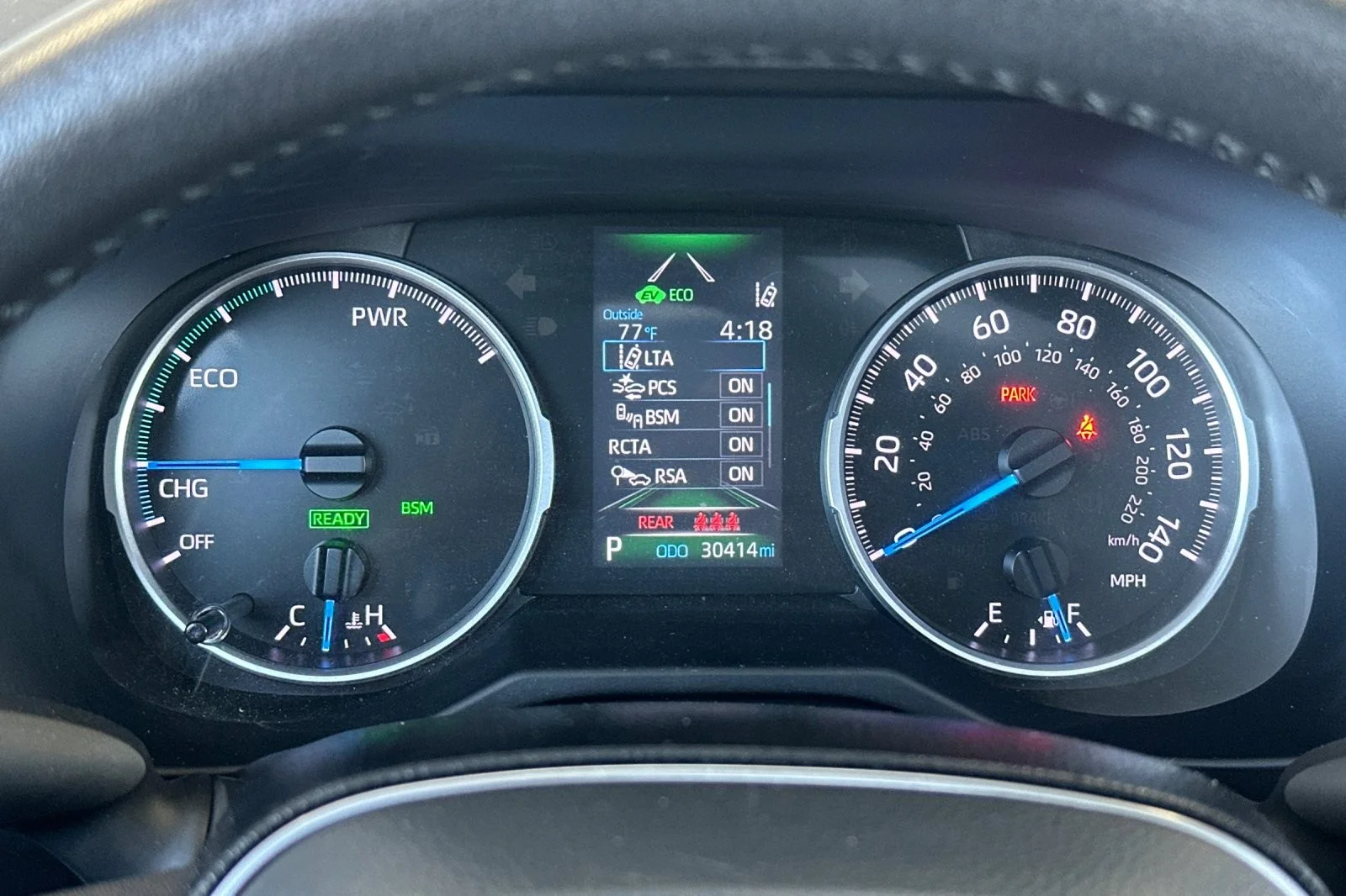 Certified Used 2021 Super White Toyota Hybrid XLE image 23