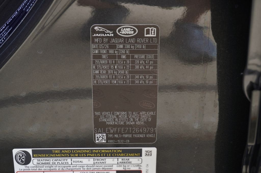 New 2026 Carpathian Grey Land Rover V8 image 35