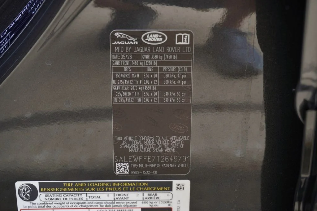 New 2026 Carpathian Grey Land Rover V8 image 35