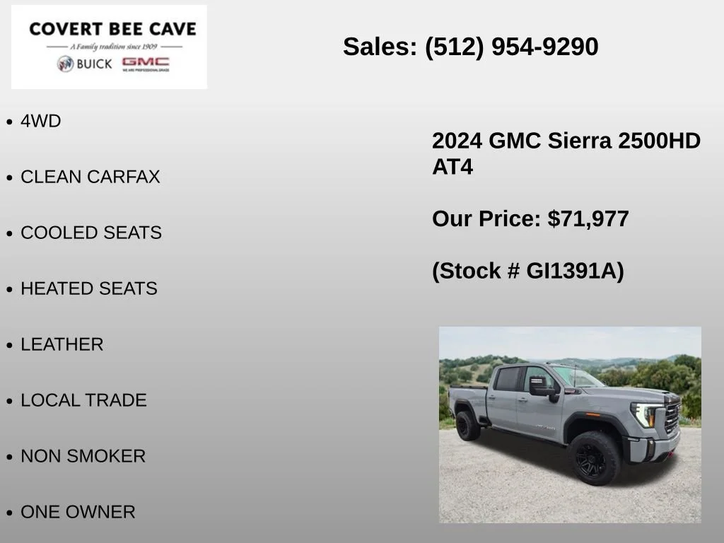 Used 2024 Thunderstorm Gray GMC AT4 image 6