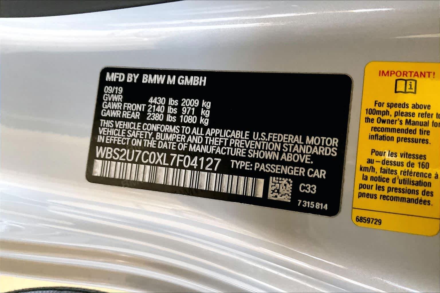 Used 2020 Hockenheim Silver Metallic BMW Competition image 31