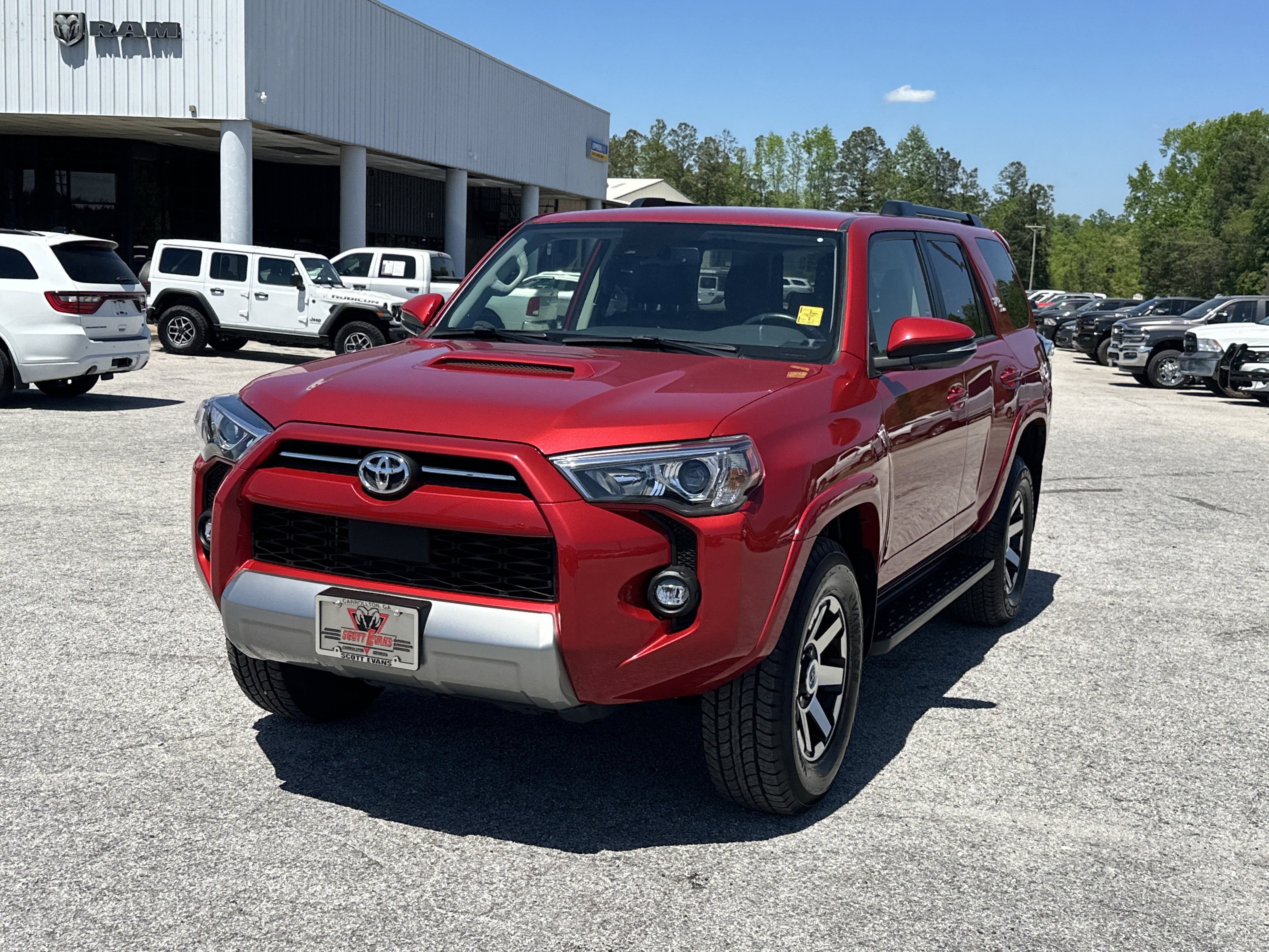 Used 2024 Barcelona Red Metallic Toyota TRD Off Road Premium image 4