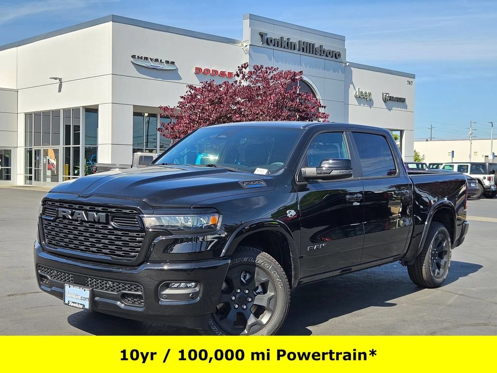 New 2026 Diamond Black Crystal Pearl-Coat Exterior Paint RAM Big Horn/Lone Star image 2